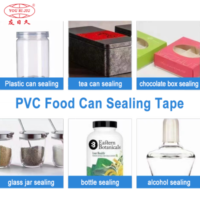 Yourijiu Food Can Box ne scellant aucun ruban adhésif transparent en PVC résiduel